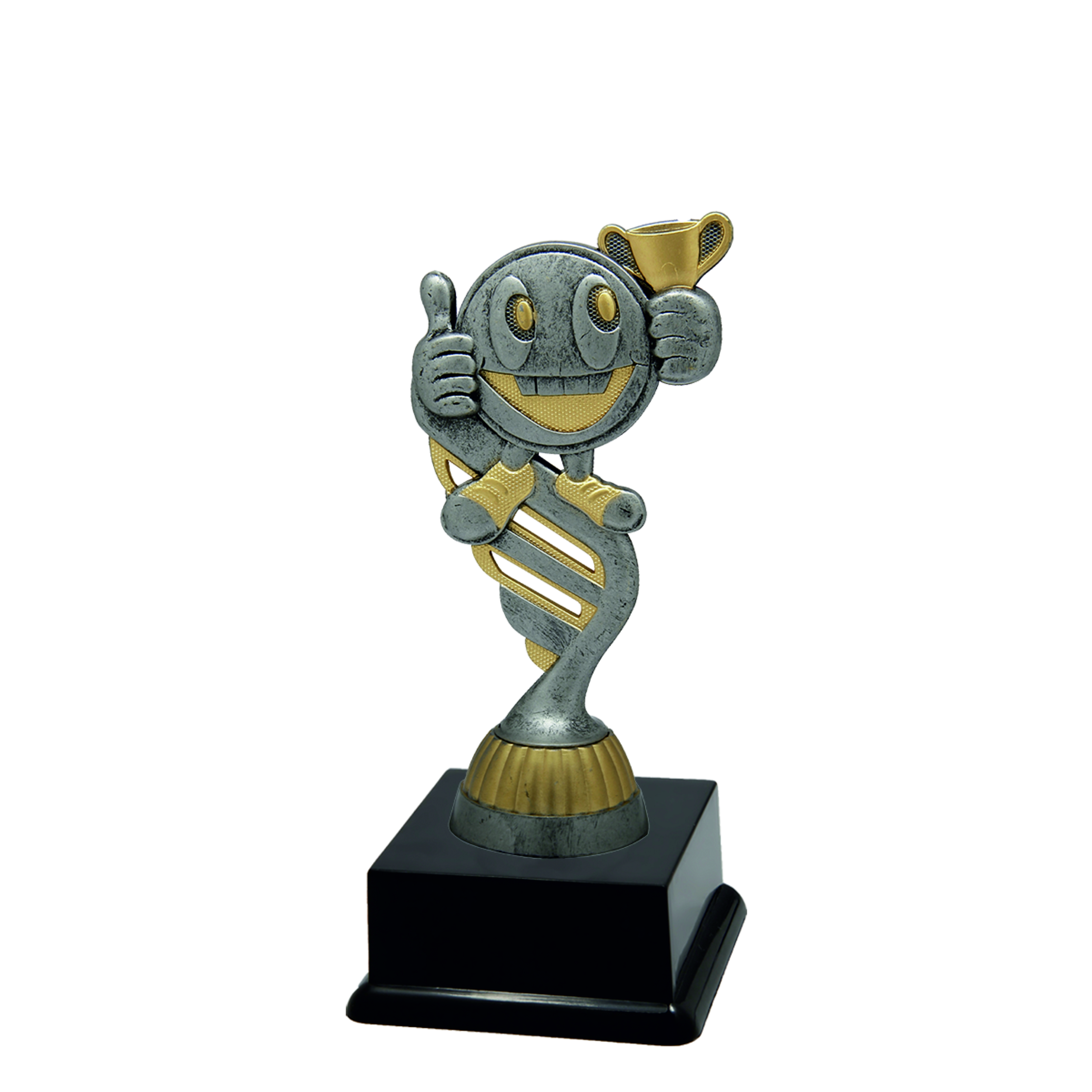 Fußball Figur P406 Silber/Gold