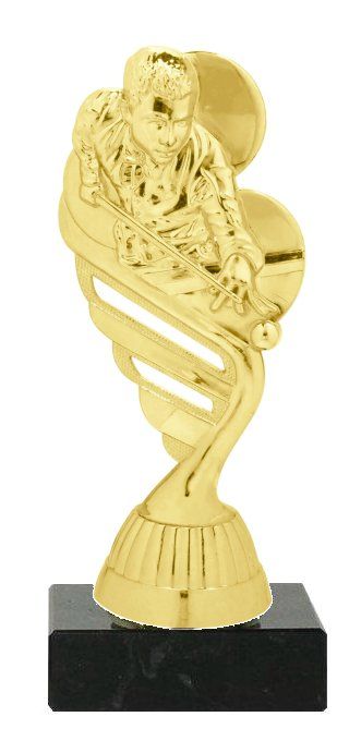 Billard Pokal  in G/S/B Lieferbar Höhe 13,5cm