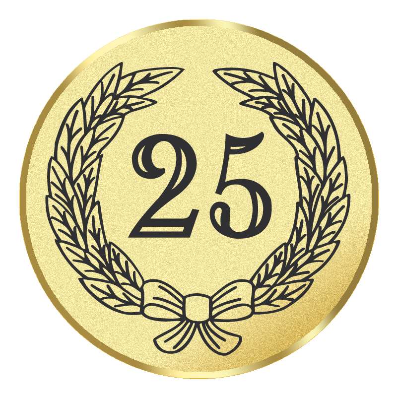 Emblem G19B in G/S/B 25mm und 50mm Lieferbar