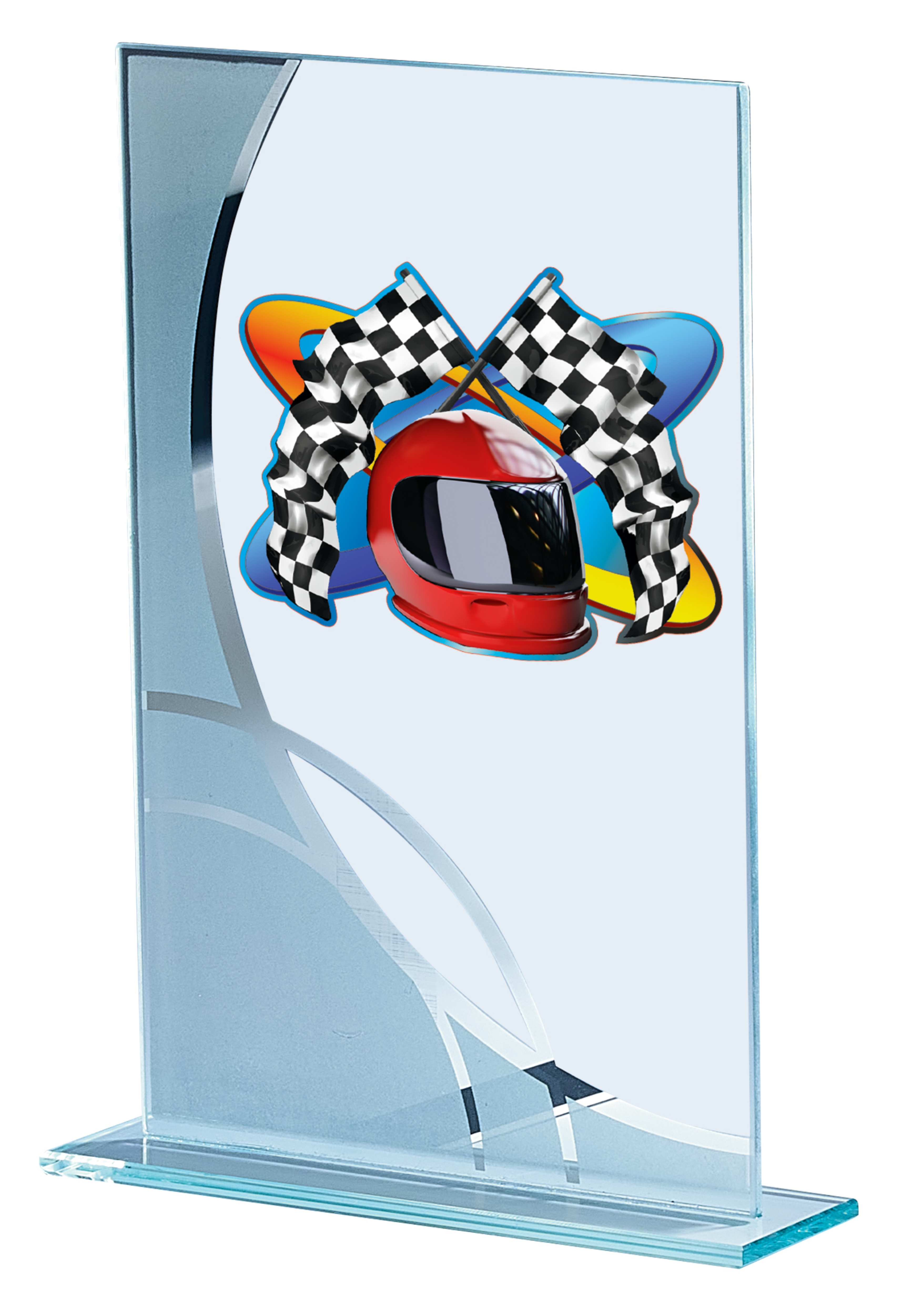 Glas Trophäe Lieferbar in G/S/B