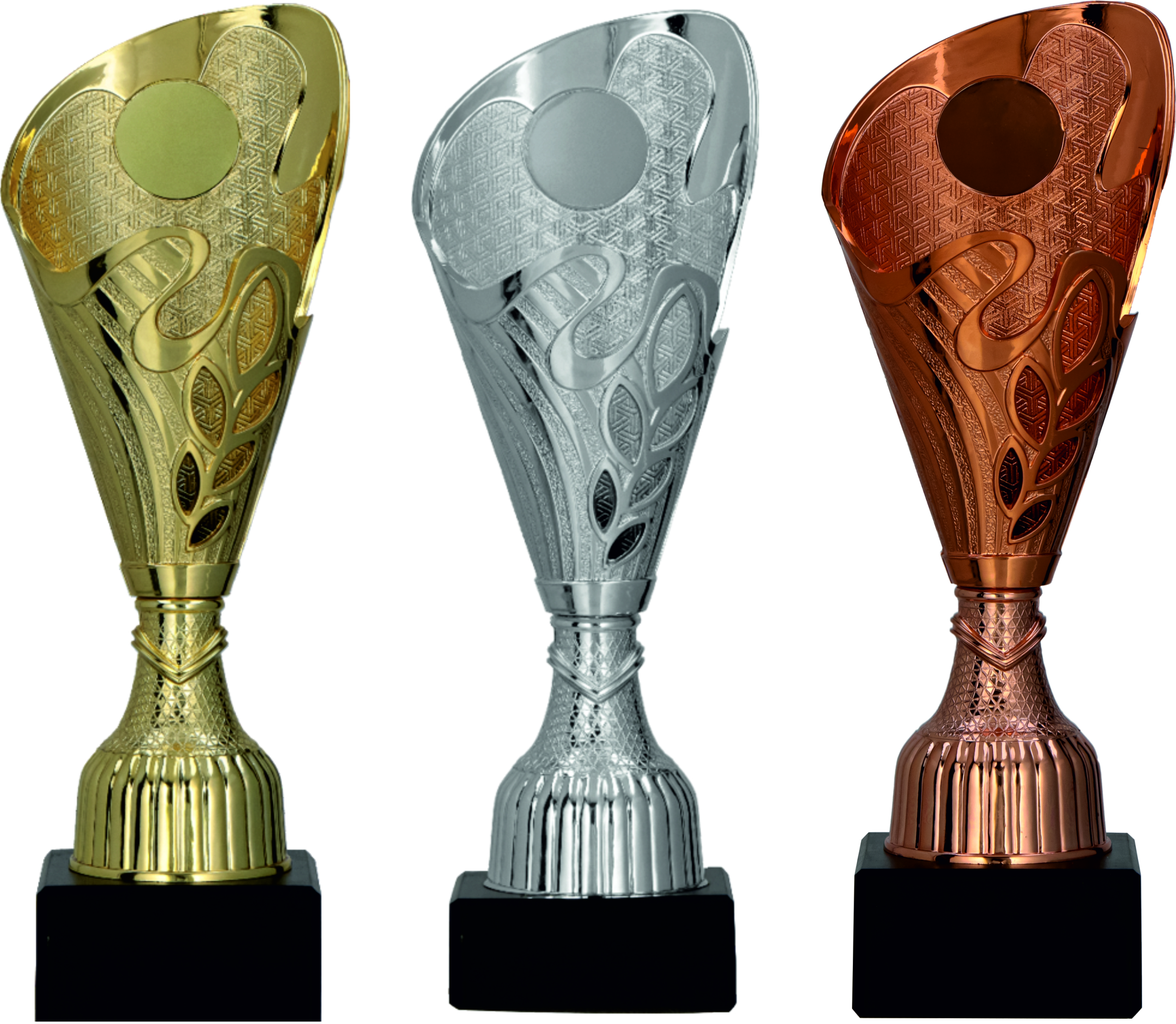 Kunststoff Pokal 9317 Lieferbar in Gold-Silber und Bronze