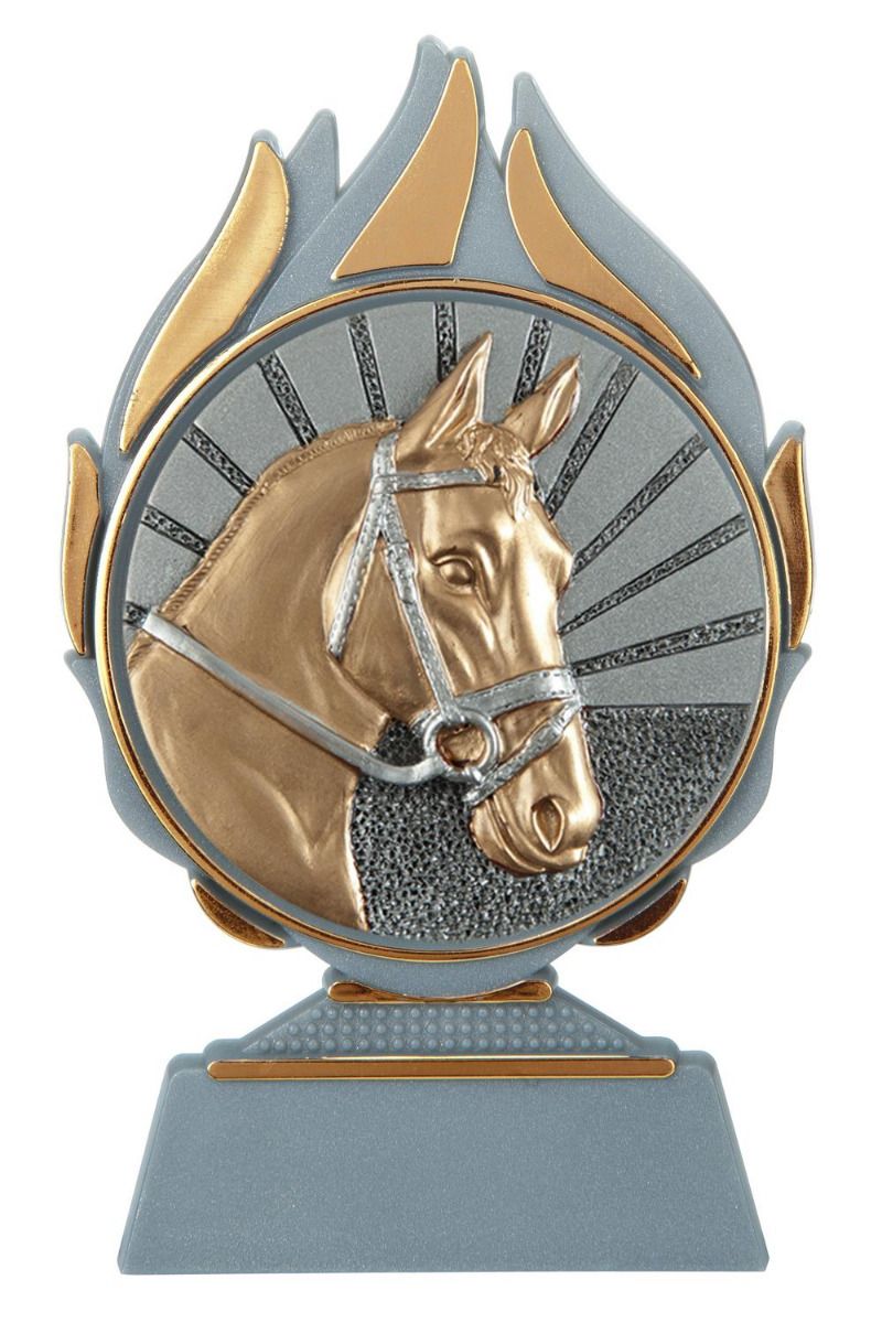 Reitsport Trophäe Pferdekopf in G/S/B Lieferbar
