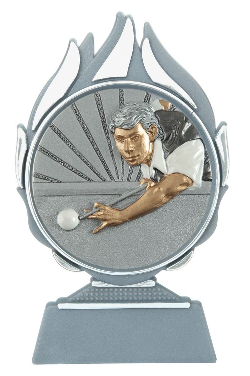 Billard Pokal  in G/S/B Lieferbar Höhe 13,5cm