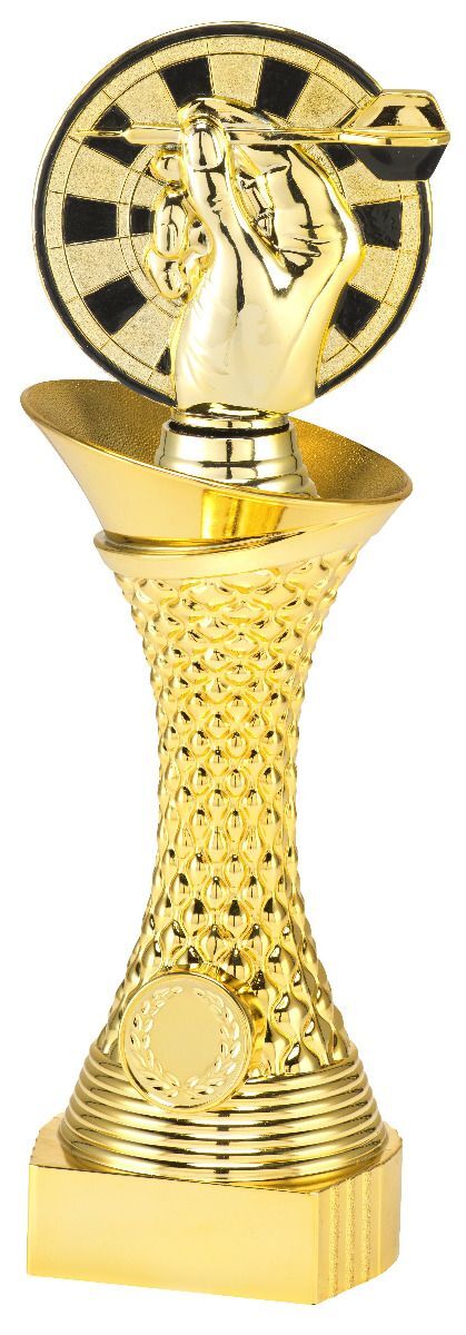Dart Pokal Gold in 3 Größen Lieferbar 23,5cm - 25,5cm - 27,5cm