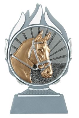 Reitsport Trophäe Pferdekopf in G/S/B Lieferbar
