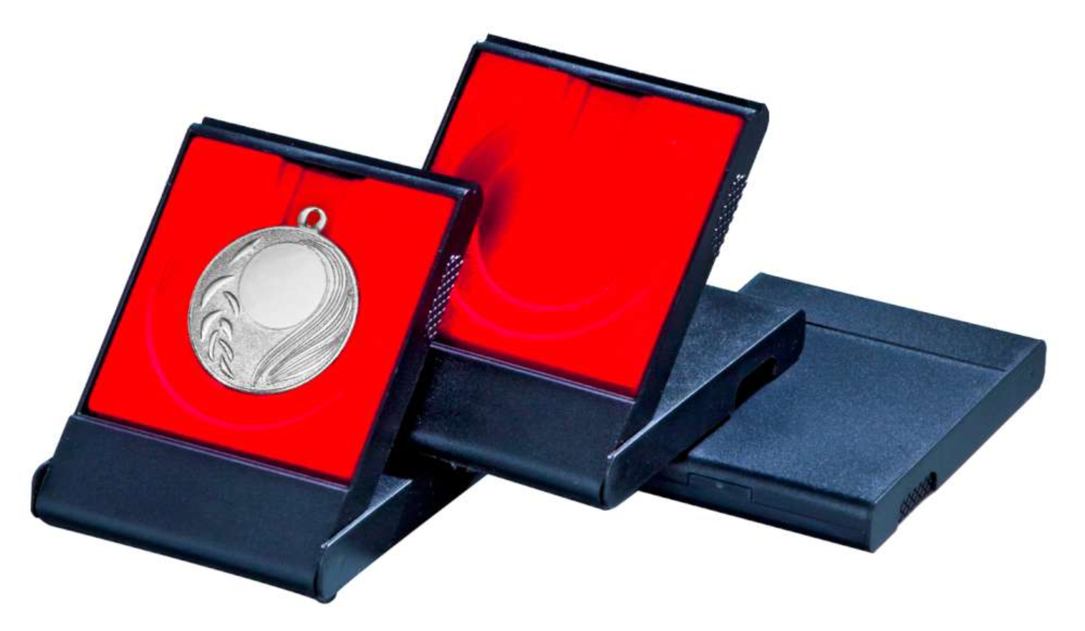 Aufstelletui mit schwarzem Oberteil für 50mm und 70mm Medaillen