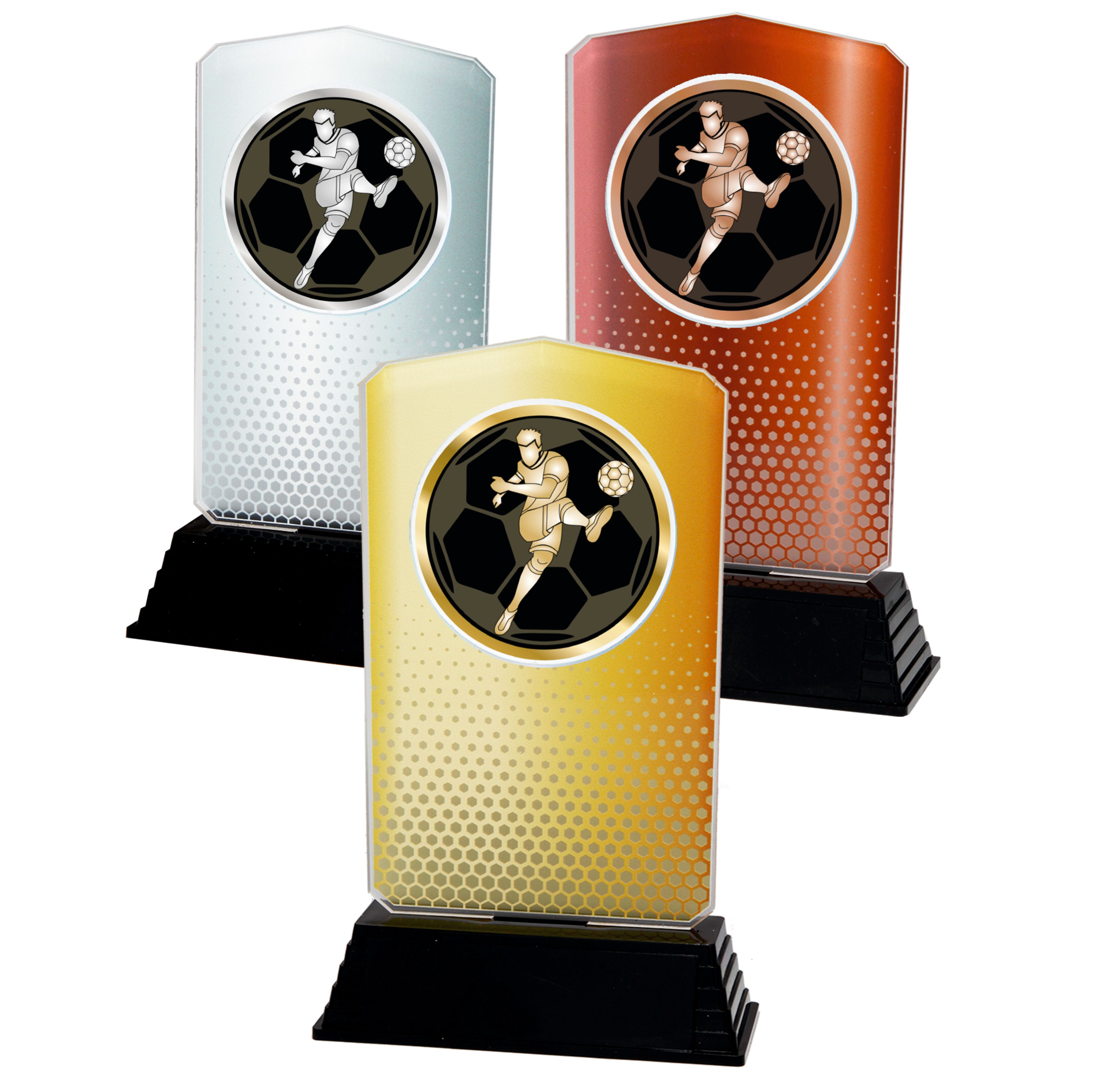 Fußball Art. Nr. BAC06 in Gold, Silber und Bronze Lieferbar