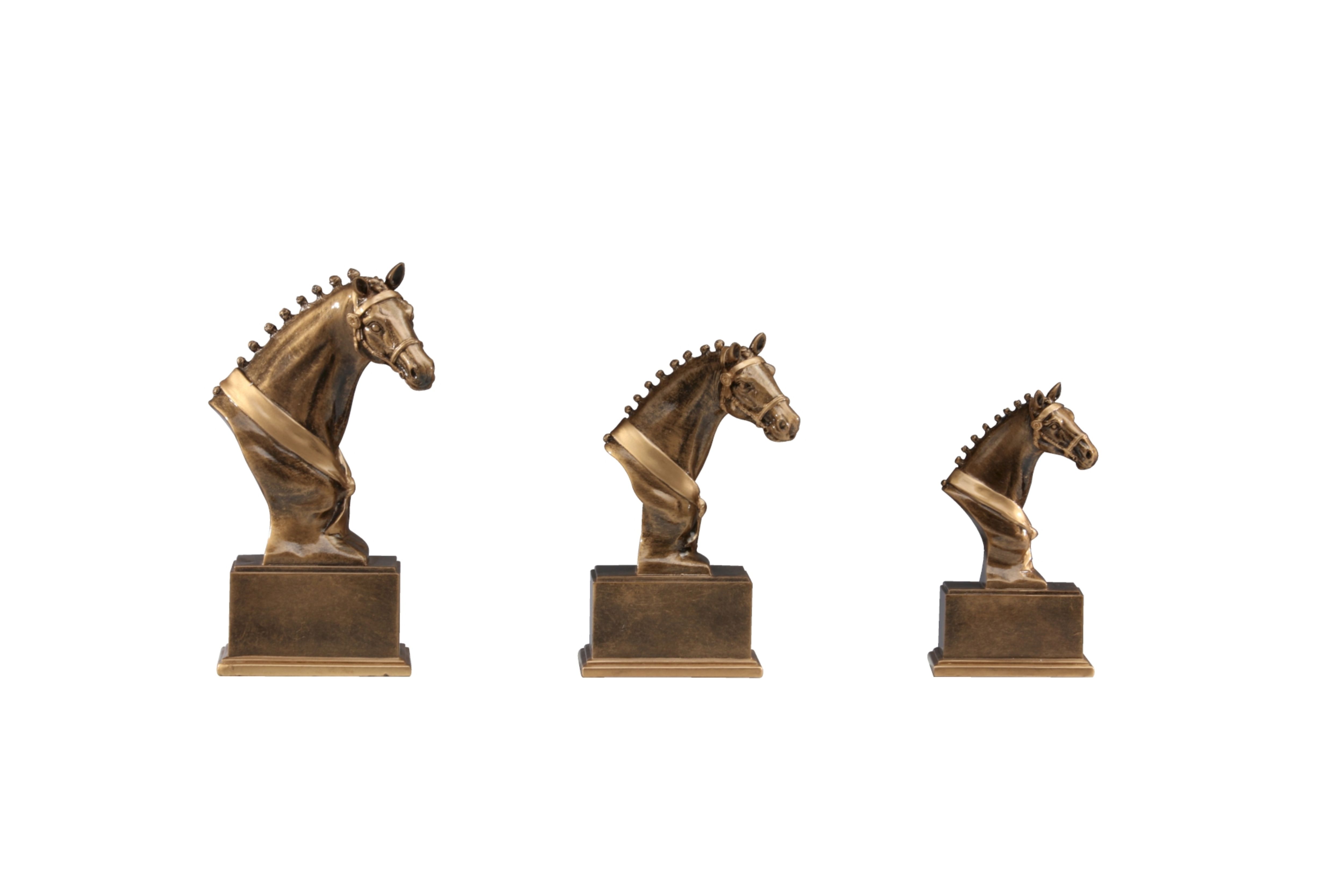Reitsport Trophäe in 3 Größen Lieferbar