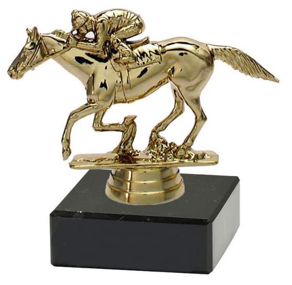 Reitsport Trophäe Rennpferd