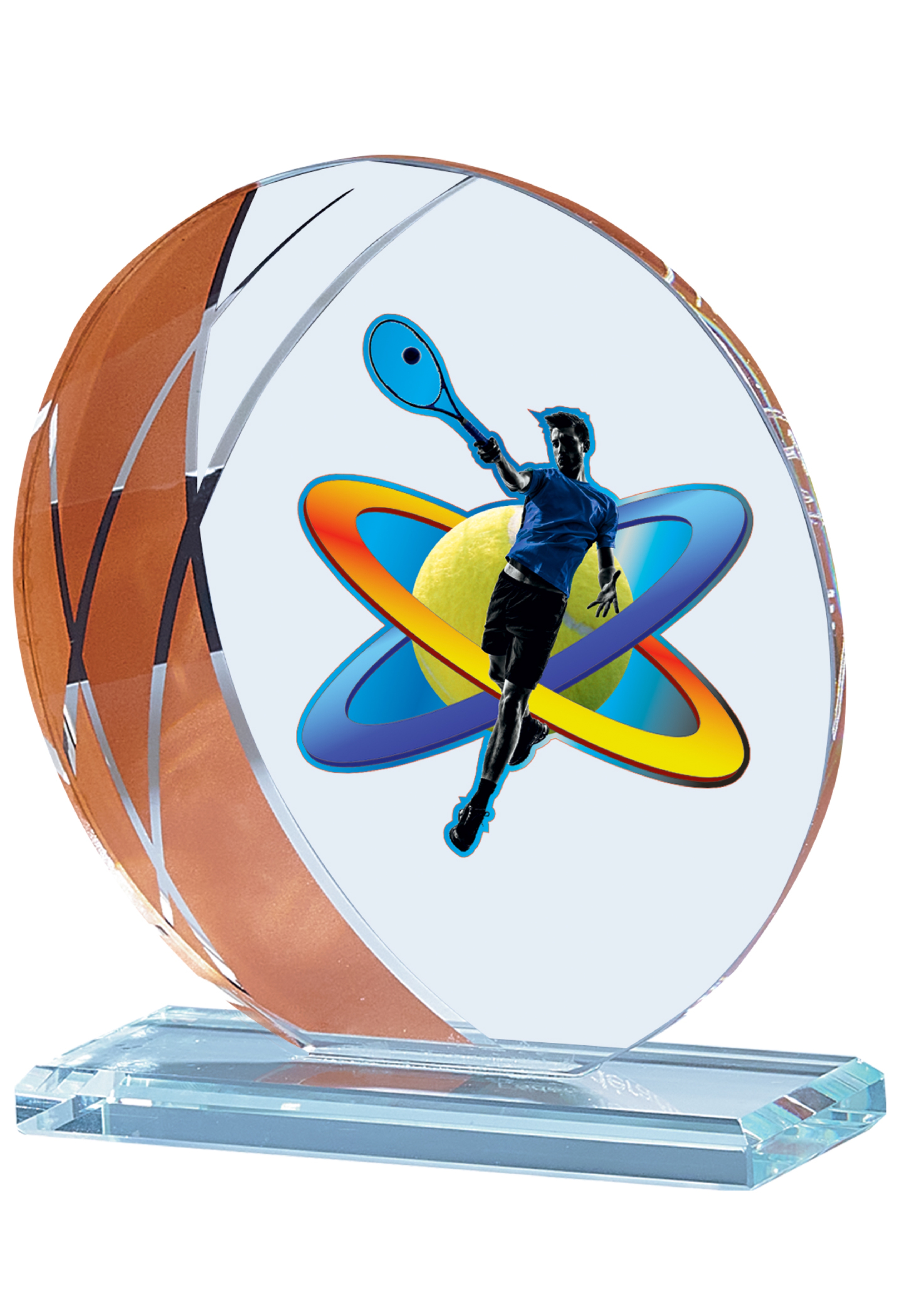 Glas Trophäe Lieferbar in G/S/B