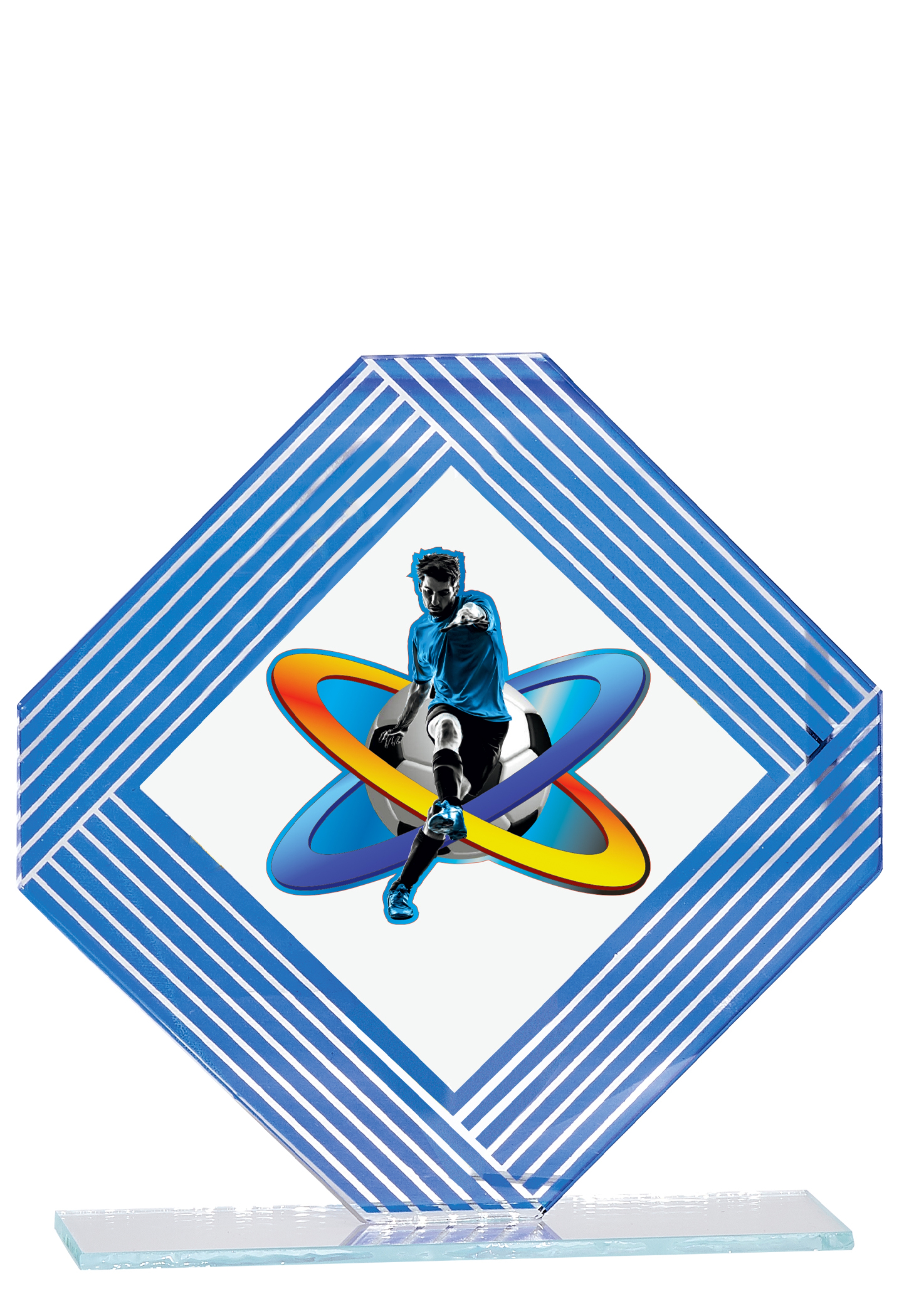 Glastrophäe in 3 Größen Lieferbar